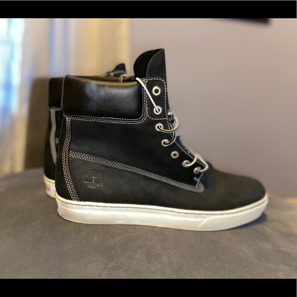 Black Timberland boots